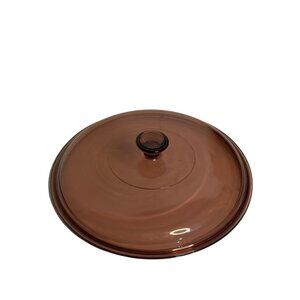 PYREX 8.5" Replacement Lid Amethyst Purple Cranberry Visions Cookware Cover